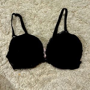 Black Lace Rare Victoria Secret Push Up Bra